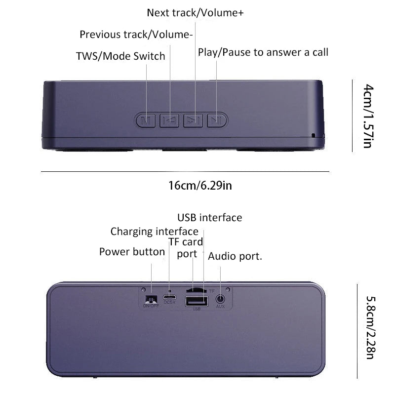 Altavoz Bluetooth Portátil Potente