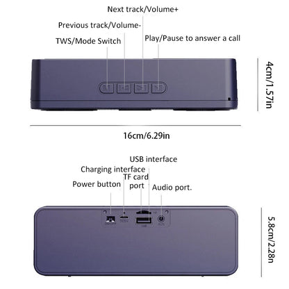 Altavoz Bluetooth Portátil Potente